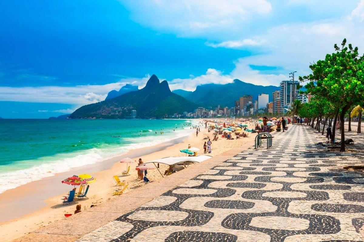 Vista Lateral, Edificio Frente A Praia Rio de Janeiro Exteriör bild